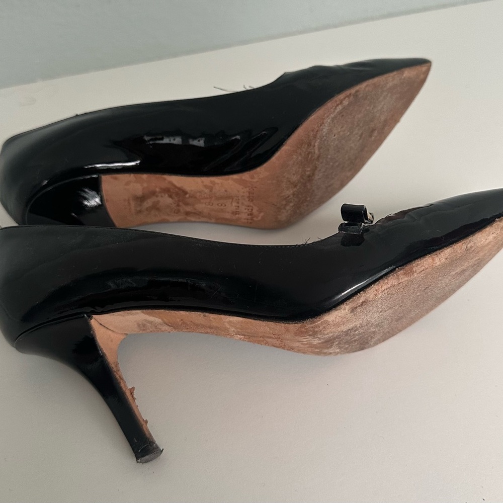 Kate Spade Black Patent Leather Heels - Picture 3 of 4